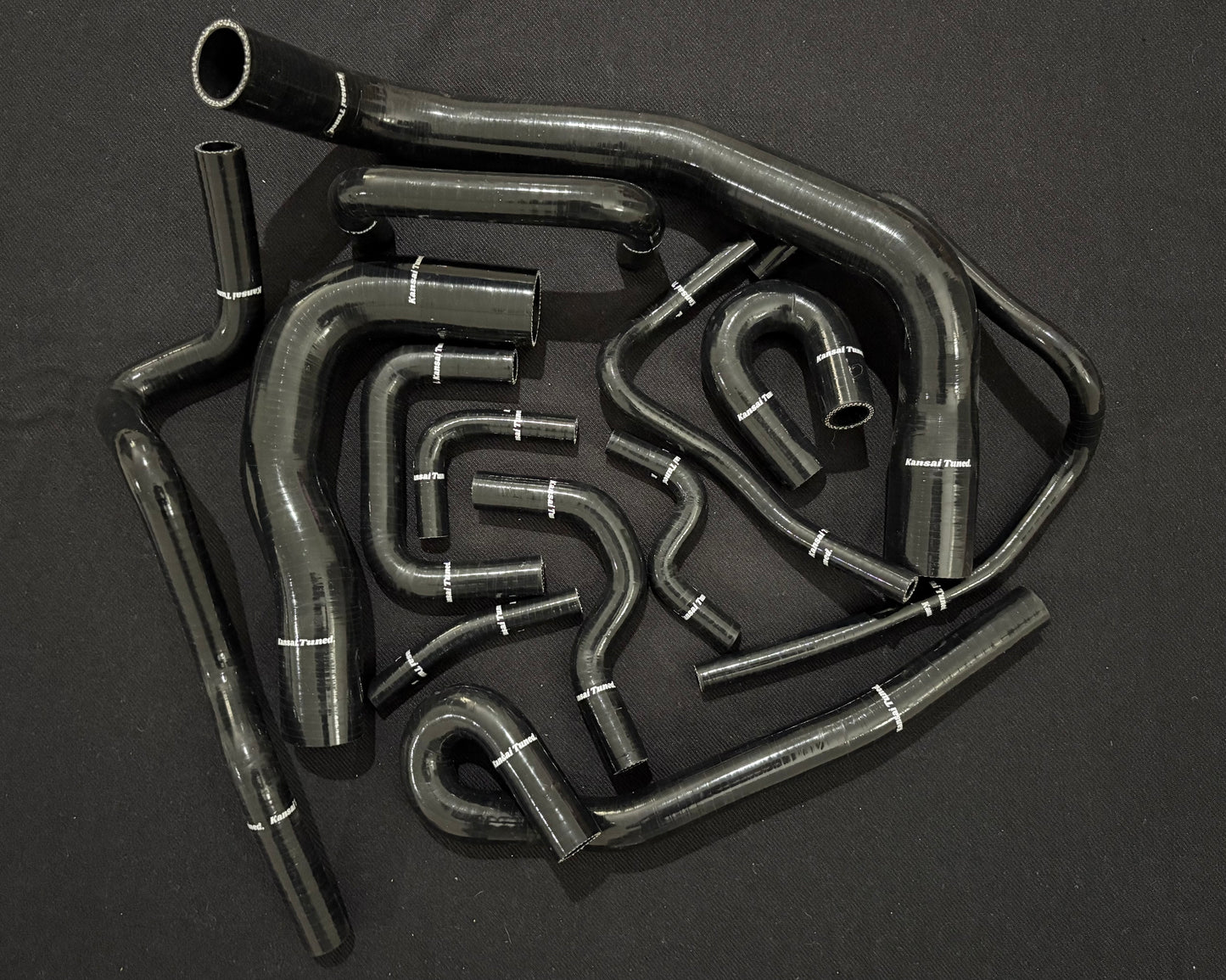 Kansai Tuned 13-piece Silicone Radiator Hose Kit for Nissan Skyline ECR33/R33 GTS-25T & GTS-4 RB25DET