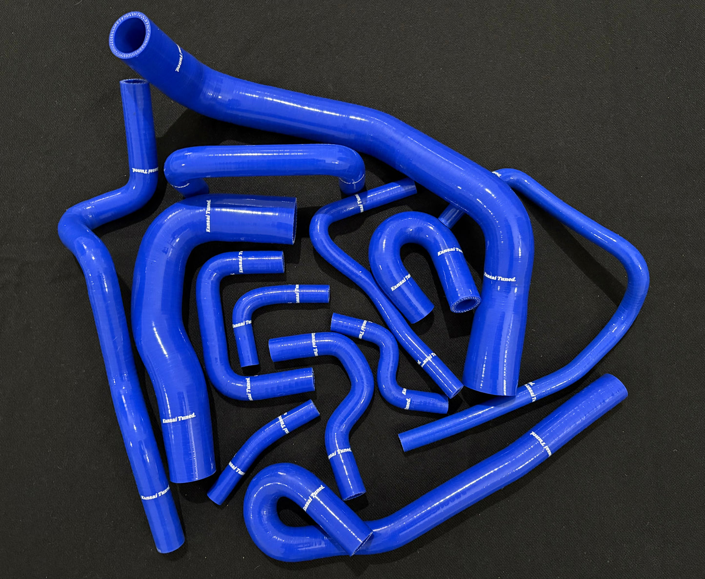 Kansai Tuned 13-piece Silicone Radiator Hose Kit for Nissan Skyline ECR33/R33 GTS-25T & GTS-4 RB25DET