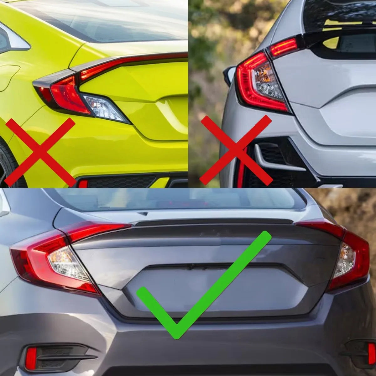 LED Tail Lights For Honda Civic Sedan 2016-2021 10th Gen Saloon Sequential