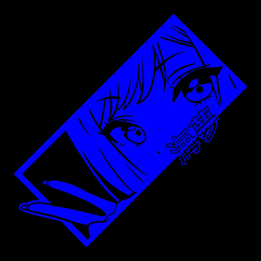 V Kawaii Vinyl Sticker