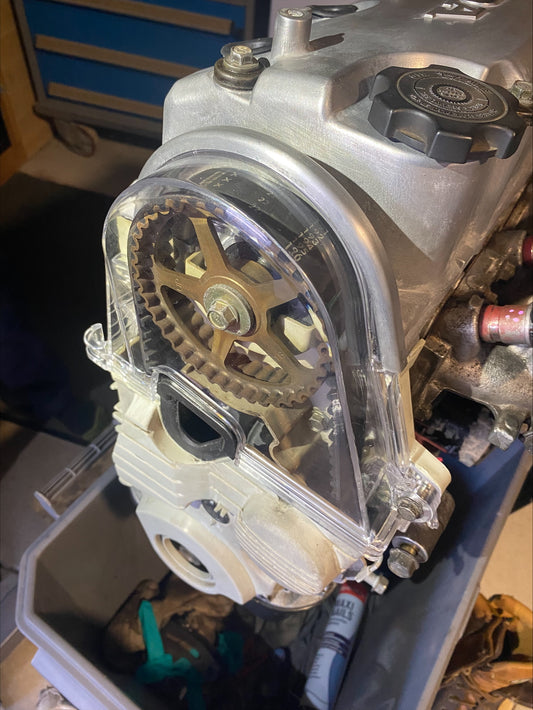 Clear Cam Gear Timing Cover for Honda Civic 1996–2000 (EK/EG, D15/D16)