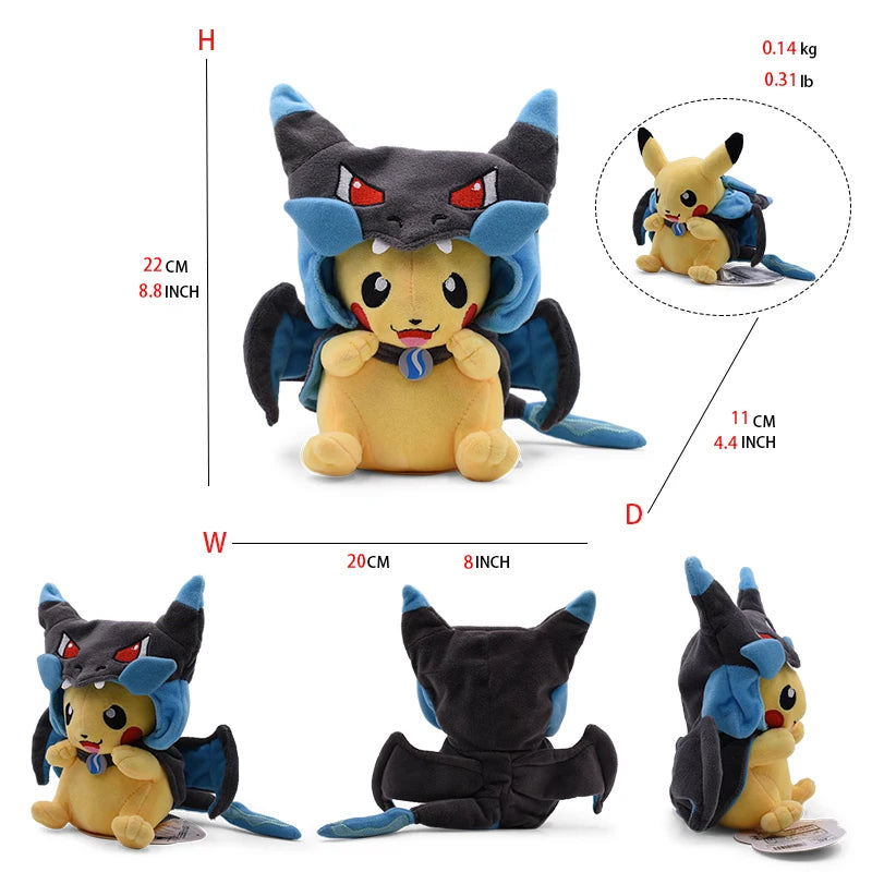 Pokemon Pikachu Cosplay Plush