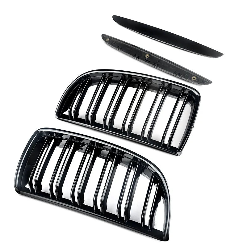 Gloss Black Kidney Grille Upgrade Pre Facelift BMW 3 SERIES E90 E91