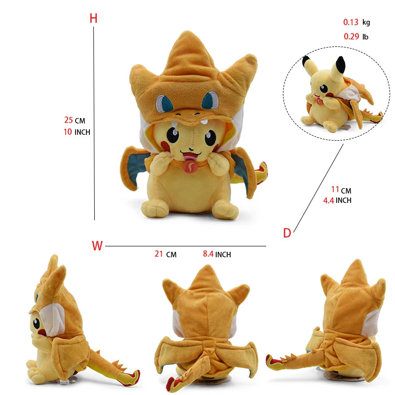 Pokemon Pikachu Cosplay Plush