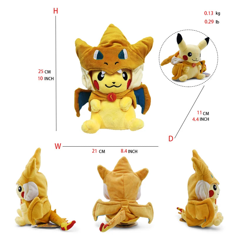 Pokemon Pikachu Cosplay Plush