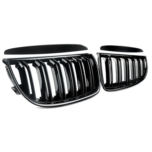 Gloss Black Kidney Grille Upgrade Pre Facelift BMW 3 SERIES E90 E91
