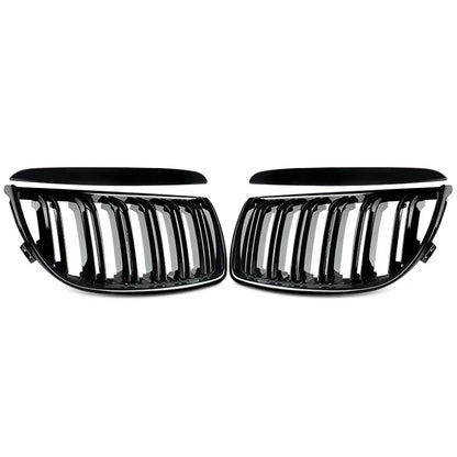 Gloss Black Kidney Grille Upgrade Pre Facelift BMW 3 SERIES E90 E91