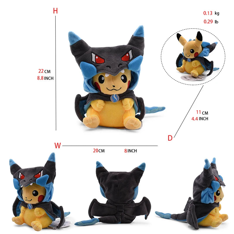 Pokemon Pikachu Cosplay Plush