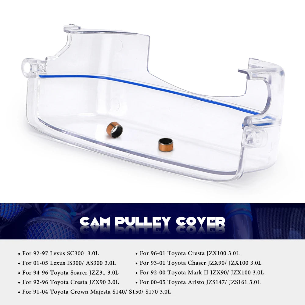 Clear Timing Belt Cover for Toyota 2JZ (Supra / Aristo / IS300)