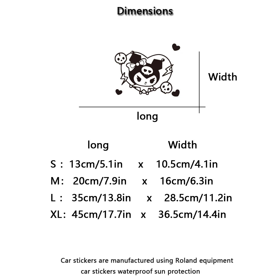 Kuromi Vinyl Sticker