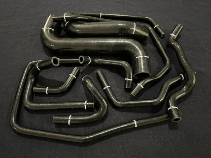 Subaru wrx impreza silicone coolant hose kit replacement performance in black GDA GDB EJ255 EJ257